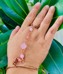 Rose Berry Copper Panja Bracelet