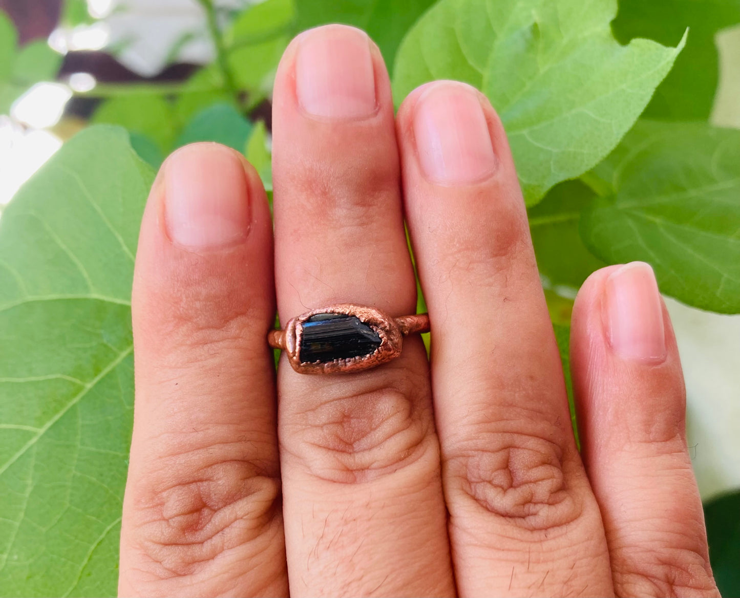 Tiny Tourmaline Ring Size 5