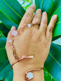 Rose Berry Copper Panja Bracelet
