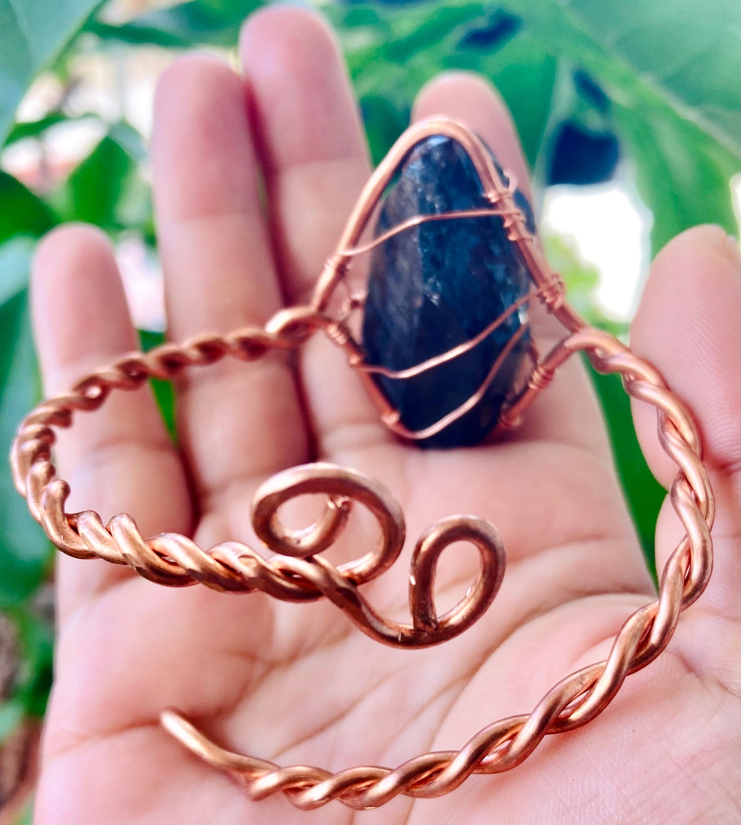 Large Smoky Quartz Cuff