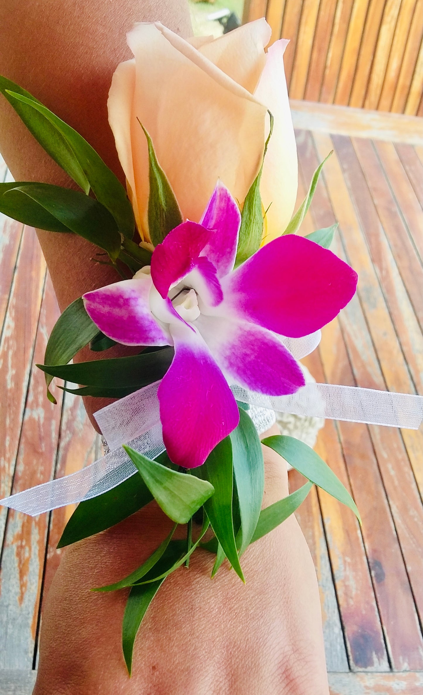 Rose Orchid Corsages