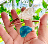 Blue Onyx ~ Quartz Bangle
