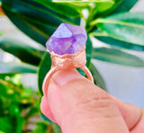 NEW Amethyst Ring Size 6