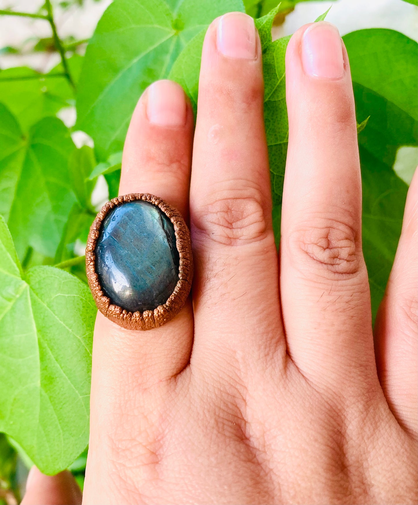 Labradorite Ring Size 8.5