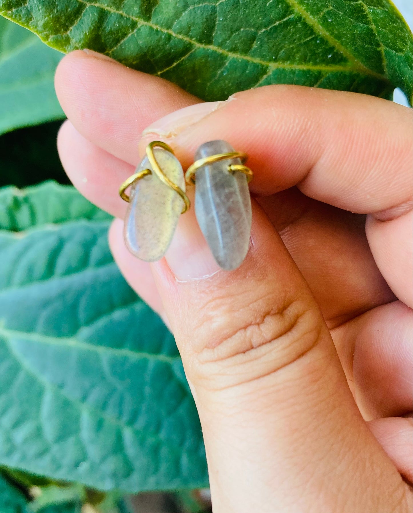 Labradorite / Moonstone Brass Combo