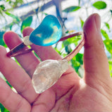 Blue Onyx ~ Quartz Bangle