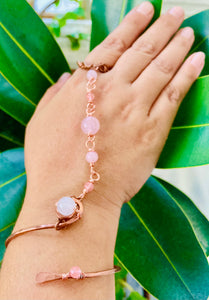 Rose Berry Copper Panja Bracelet