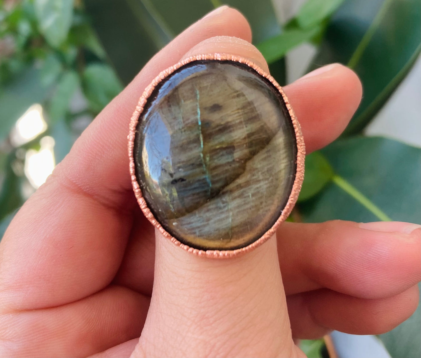 Fire Labradorite Size 8