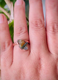 Opal Moonstone Ring Size 6 / 6.5