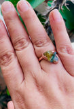 Opal Moonstone Ring Size 6 / 6.5