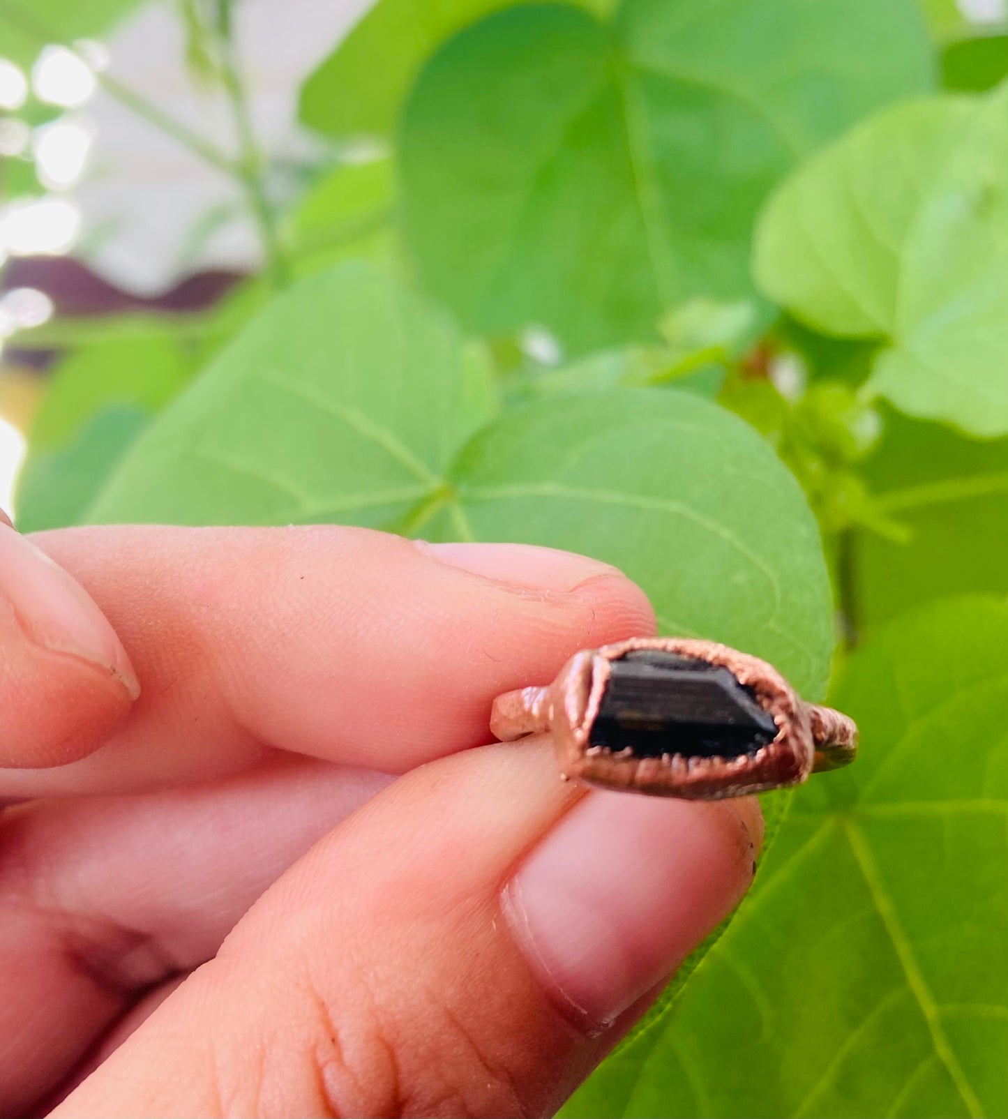 Tiny Tourmaline Ring Size 5