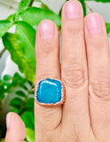 Blue Chalcedony Size 8