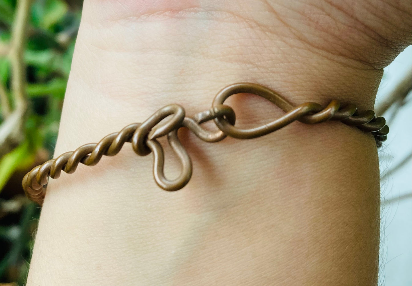 Lemurian Quartz Bangle