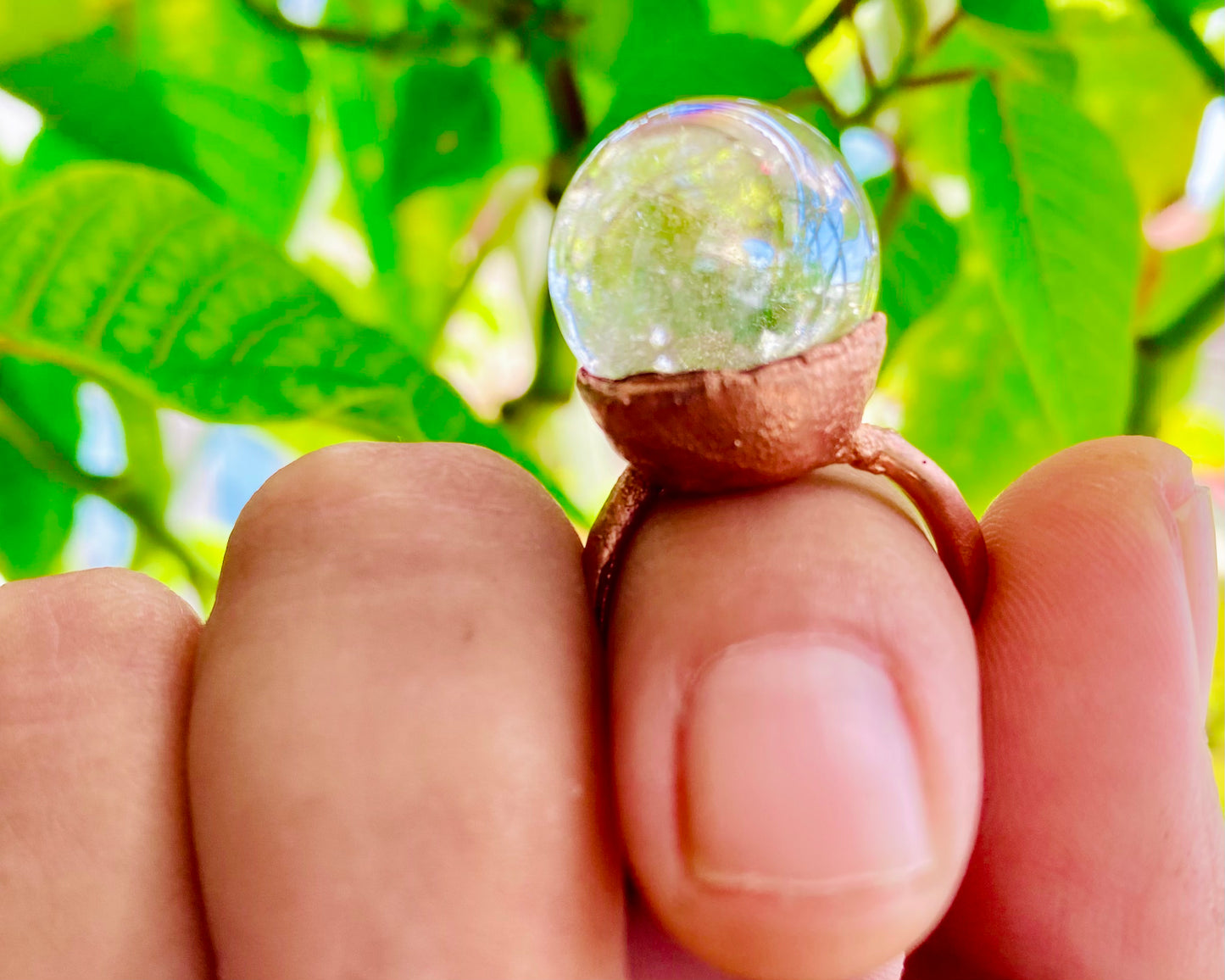 Ángel Aura Quartz Sphere