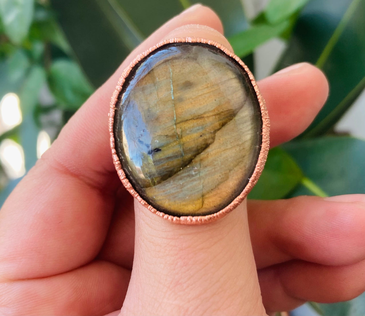 Fire Labradorite Size 8