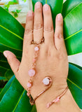 Rose Berry Copper Panja Bracelet