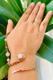 Rose Berry Copper Panja Bracelet
