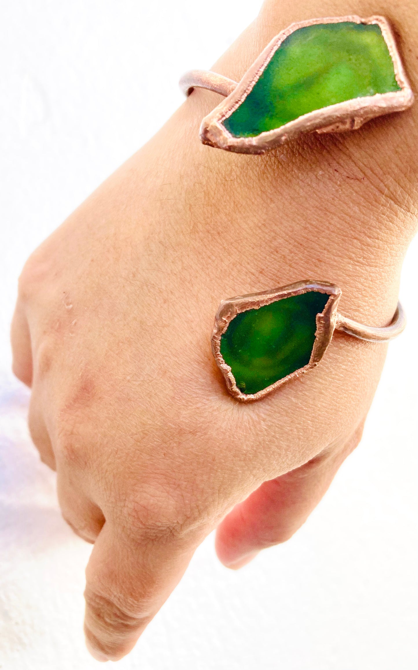 Green Sea Double Bangle